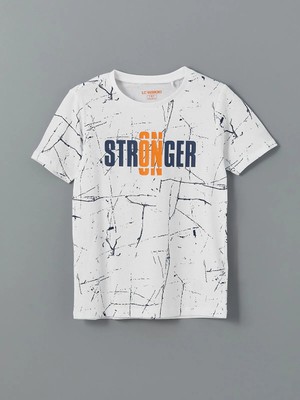 Lc Waikiki Yeni Sezon Bisiklet Yaka Erkek Çocuk Pijama Üst