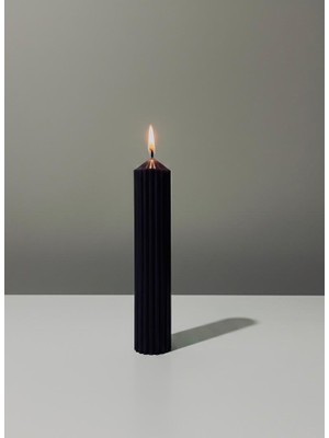 MumKusag Roma Siyah Sütun Mum