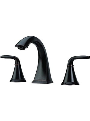 Data Store Pasadena Banyo Lavabo Bataryası, 8-Inç Yaygın, 2 Saplı, 3 Delikli, Bronz Kaplama, LF049PDYY