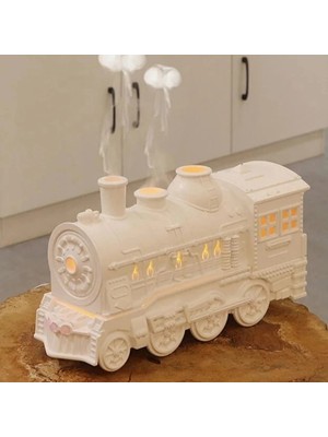 Luz&Pos Beyaz Renk Tren Tasarımlı Hava Nemlendirici