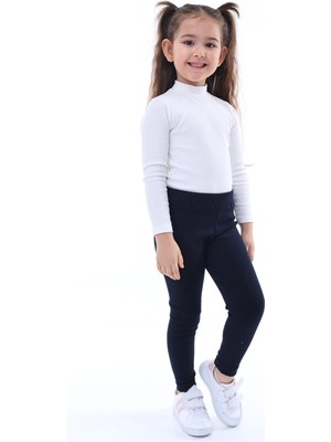 Kyex Kids Kız Çocuk Pamuklu Likralı Kaşkorse Mevsimlik Tayt