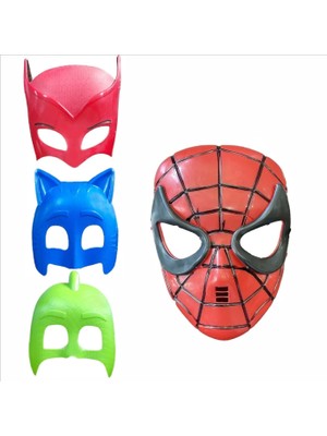 Zenviva Pijamaskeliler Maske (Stok Durumuna Göre 1 Model) ve Örümcek Adam Maskesi