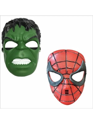 Zenviva Hulk Maskesi ve Örümcek Adam Maskesi