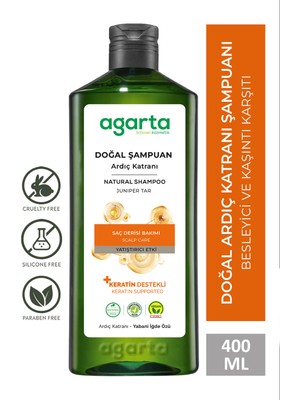 Agarta Ardıç Katranı Kepek ve Kaşıntıya Karşı Şampuan 400 Ml 