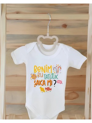 Moda Lime %100 Organik Pamuk Baskılı Bebek Çıtçıtlı Body