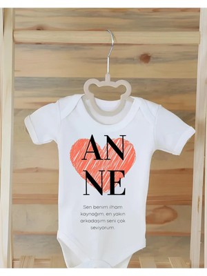 Moda Lime %100 Organik Pamuklu Baskılı Bebek Çıtçıtlı Bebek Zıbın