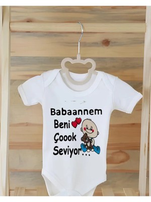 Moda Lime %100 Organik Pamuklu Baskılı Bebek Çıtçıtlı Bebek Zıbın