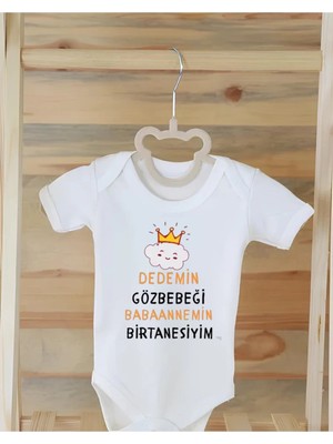 Moda Lime %100 Organik Pamuklu Baskılı Bebek Body