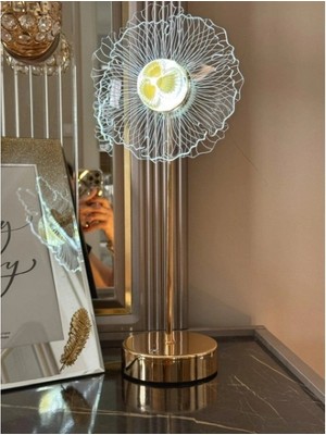 Luz&Pos Çiçek Tasarımlı LED Masa Lambası