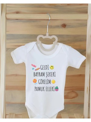 Moda Lime %100 Organik Pamuklu Baskılı Bebek Body