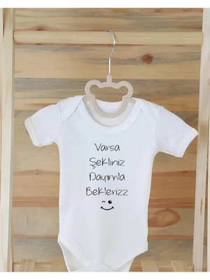 Moda Lime %100 Organik Pamuklu Baskılı Bebek Body