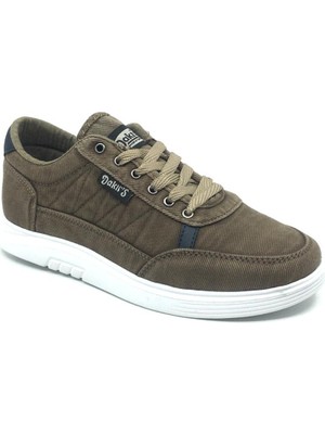 Dakır's Ortopedik Tabanlı Yazlık Erkek Keten Rahat Spor Ayakkabı Dikişli Taban