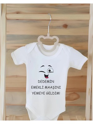 Moda Lime %100 Organik Pamuk Baskılı Bebek Çıtçıtlı Body
