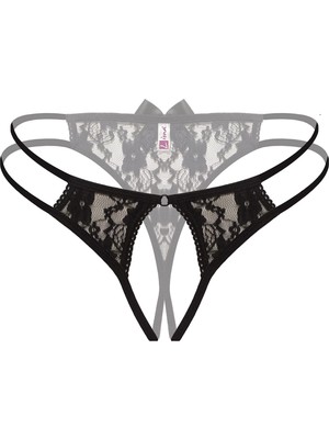 Beruflic Angel Siyah Özel Bölgesi Açık Fantazi Külot