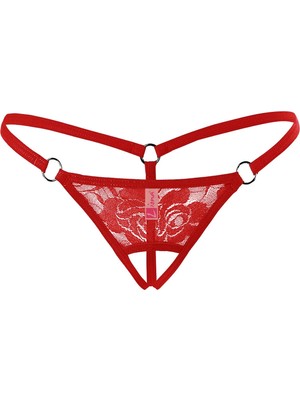 Beruflic Angel Fantezi Iç Giyim Ağı Açık Dantelli Fantazi G String