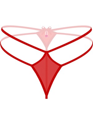 Beruflic Angel Büyük Beden Kırmızı Fantazi String Külot