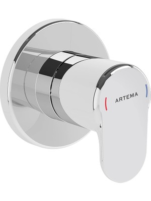 Data Store Root Round A42730 Stop Valf, Sıva Üstü, Krom
