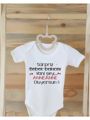 Moda Lime %100 Organik Pamuklu Baskılı Bebek Çıtçıtlı Bebek Zıbın