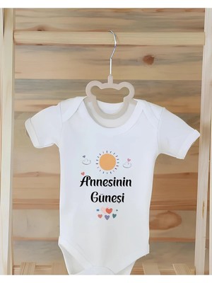 Moda Lime %100 Organik Pamuk Baskılı Bebek Çıtçıtlı Body