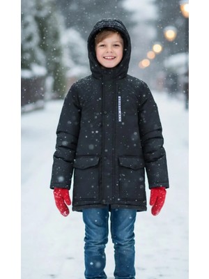 Hamitogulları Siyah Çocuk Kaban