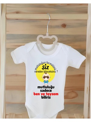 Moda Lime %100 Organik Pamuk Baskılı Bebek Çıtçıtlı Body