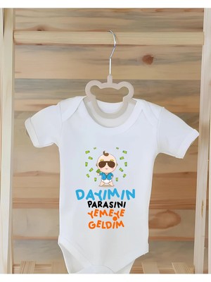 Moda Lime %100 Organik Pamuk Baskılı Bebek Çıtçıtlı Body