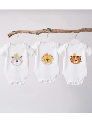 Moda Lime %100 Organik Pamuk 3lü Bebek Zıbın