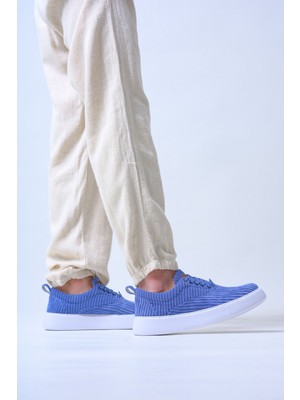 Flamex CH173 - Kbt Velluto Erkek Ayakkabı Mavı