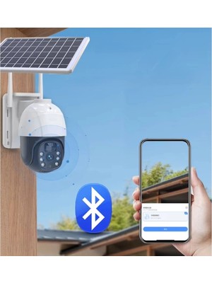 Luz&Pos Güneş Enerjili Dış Mekan Güvenlik Kamerası
