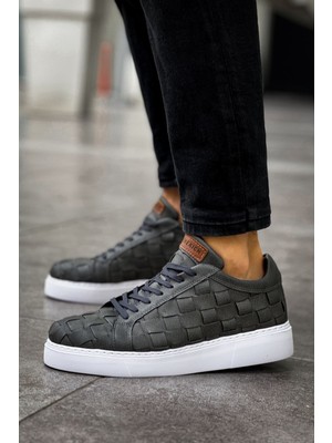 Flamex CH209 - Obt Vimini Erkek Ayakkabı Antrasıt