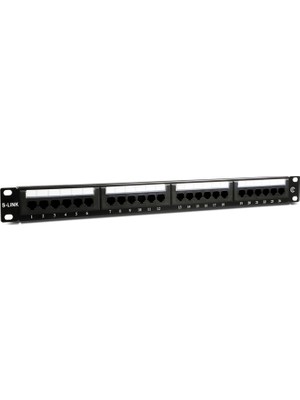 Flamex S-Lınk SL-F624 Cat6 Patch Panel, 24-Port, Utp, 1u