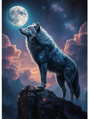 Bedeko Bozkurt ve Dolunay Mdf Ahşap Tablo