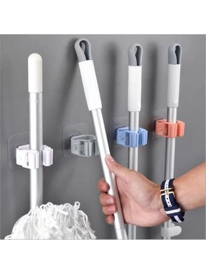 Luz&Pos Duvara Monte Mop Paspas Tutucu 4 Adet