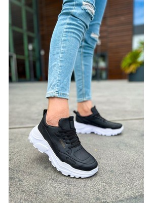 Flamex CH089 - Cbt Low Top Lace Up Erkek Ayakkabı Sıyah