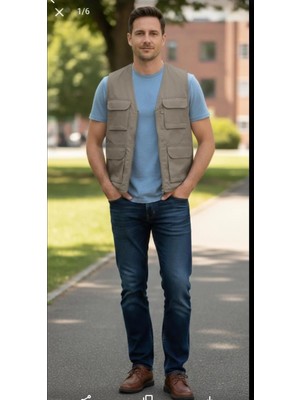 Hamitogulları Sütlü Kahve Yazlık Yelek