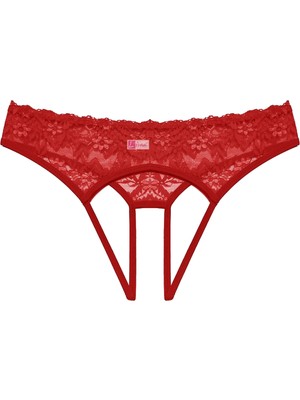 Beruflic Angel Büyük Beden Özel Bölgesi Açık Kırmızı Fantezi Külot