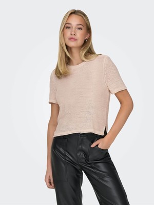 Only Onlsunny Bej Kadın T-Shirt 15254282