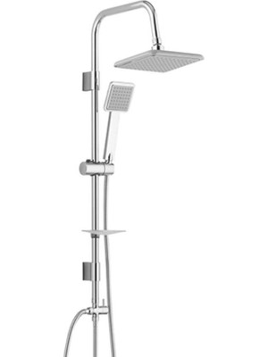 Flamex Tema 53260 Rainquadropratik 1f Tepe Duş Seti