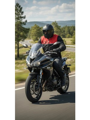 Hamitogulları Siyah Motorsiklet Yelek