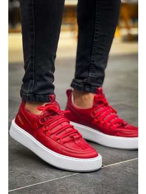 Flamex CH159 - Cbt Saturn Erkek Ayakkabı Kırmızı