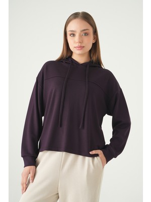 Rays Mürdüm Şerit Detay Sweat 8308A