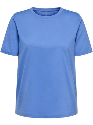 Only Onlfreja Lıfe Mavi Kadın T-Shirt 15367970