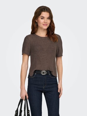 Only Onlsunny Kahverengi Kadın T-Shirt 15254282