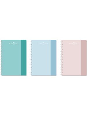 Faber-Castell Pp Kapak Soft Defter, 100 Yaprak, Kareli, 400 Mikron