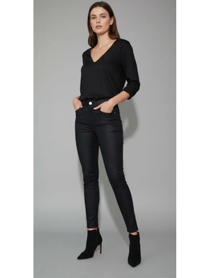 Yüksek Bel Skinny Fit Likralı Pantolon
