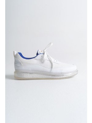 Flamex CH181 - Rrt Ipekyol  Erkek Ayakkabı Beyaz / Sax Mavı