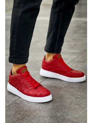 Flamex CH209 - Obt Vimini Erkek Ayakkabı Kırmızı