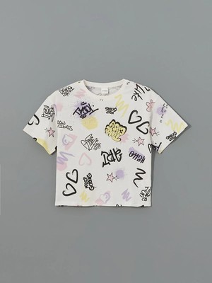 Lc Waikiki Yeni Sezon Bisiklet Yaka Kız Çocuk Pijama Üst