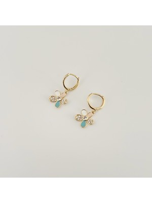 Vesce Atelier Mini Renkli Çiçek Küpe