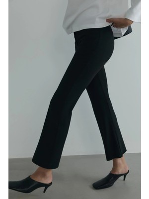 Suud Collection Siyah Janet Flare Pantolon